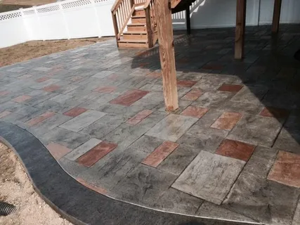 Beautiful and durable stamped concrete in Beaverton, OR