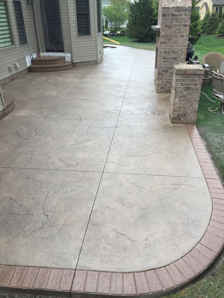Beautiful and durable stamped concrete in Hillsboro, OR