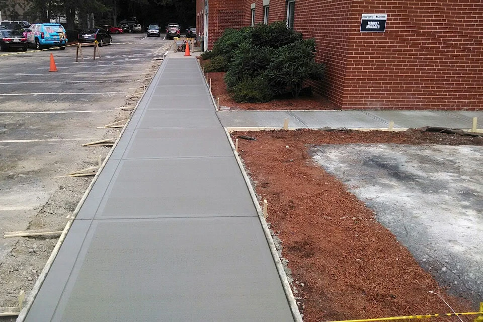 sidewalk installation